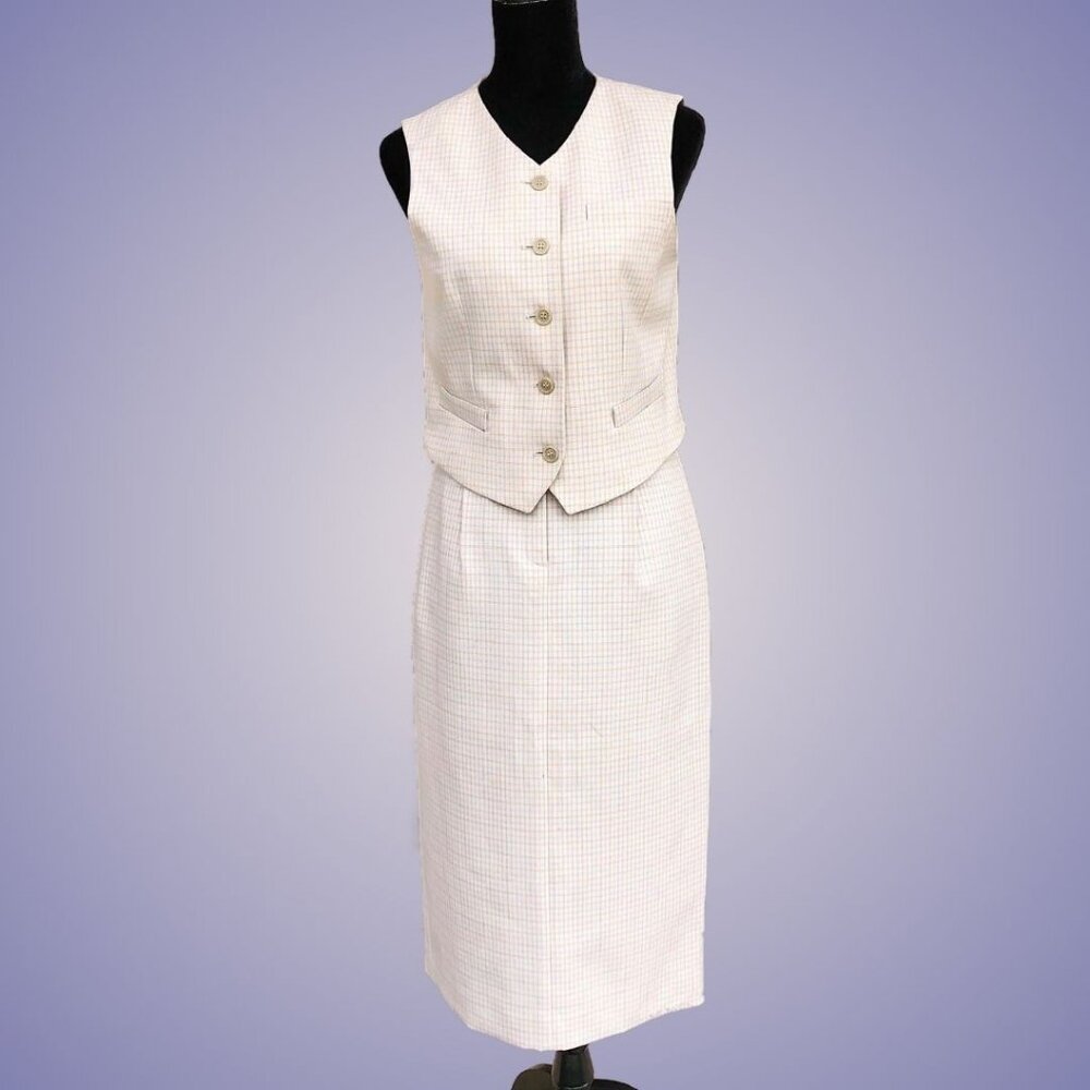 Vintage Skirt/ Vest Set